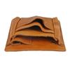 TOURBON Gardening Pouch, Pruning Shears Pouch, Leather Scissor Case Bag, Gardening, Florist, Waist Pouch, with Shoulder Strap (Light Brown)