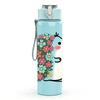 1PC Floral Hamster Cartoon 750ml Color Plastic Sports Water Bottle Leakproof Flip Straw Lid Suitable for Sports Office Home Use