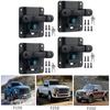 4Pcs Truck Bed Tie Down Anchor Boxlink Cleats & Plates For Ford 2015-2020 F150 F250 F350 FL3Z-99000A64-B Bed Cleats Box Link Kit