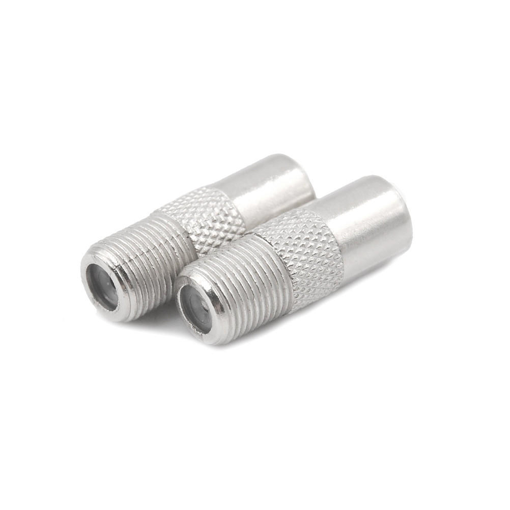 5Pcs F Type Female To Tv Aerial Rf Coaxial Male Connector Adapter Plug.