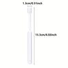Soft Bristle Pet Dental Toothbrush for Cats and Dogs, Tartar & Bad Breath Removal, Plastic Easy-Clean Oral Care Tool, No Battery