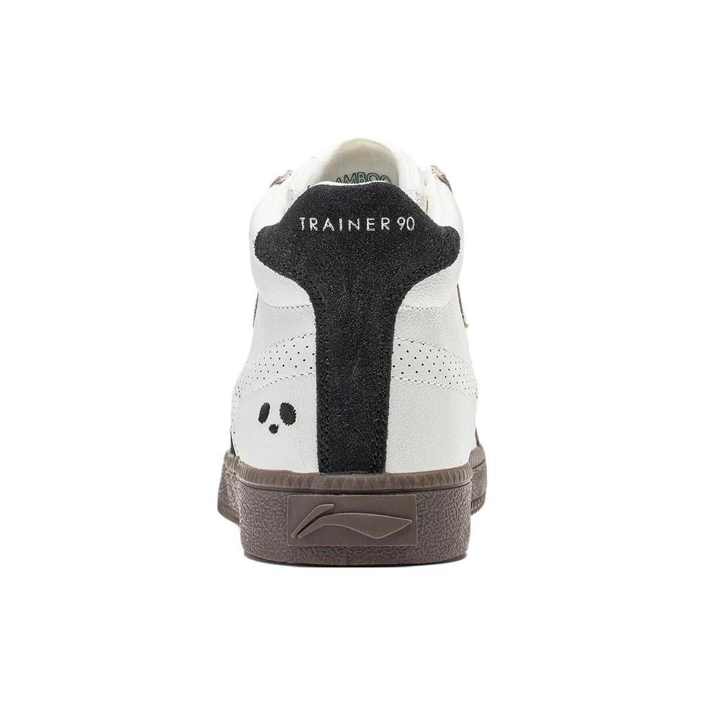 Li Ning Yunchuan HI Slip Resistant, Abrasion Resistant, Breathable High top Casual Shoes Women's Black White AGCT302-3