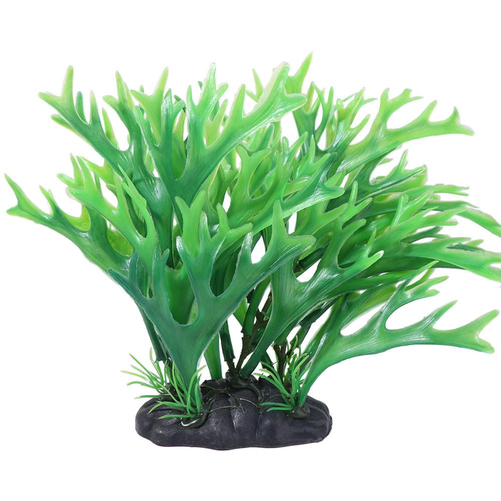 Water Grass Mini Artificial Aquatic Plants Simulation Plastic Antlers Coral Grass Lifelike Underwater Aquatic Plants Home