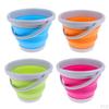 1.5L 5L Collapsible Buckets, Foldable Round Tub Portable Fishing Water Pail