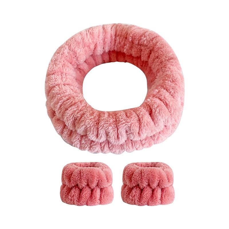 

трансграничная новая модная и милая женская однотонная плюшевая резинка для волос женская