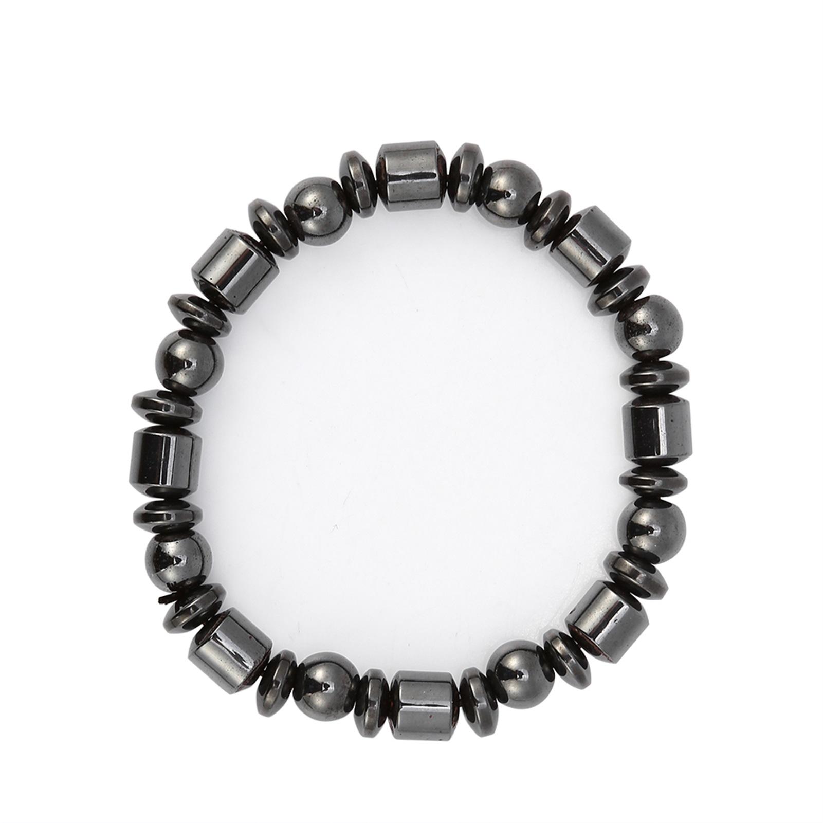 

Unisex Stylish Weight Loss Black Stone Bracelet Health Care Magnetic Therapy Bracelet
