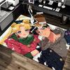 1pc Sailor Moon Winter Wonderland Chair Mat - Anime Cartoon Design, Non-Slip Carpet for Office and Home Decor, Suitable for All Seasons.O069