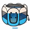 Octagonal Cat Playpen: Foldable Breeding Cage & Breathable Mesh Tent.