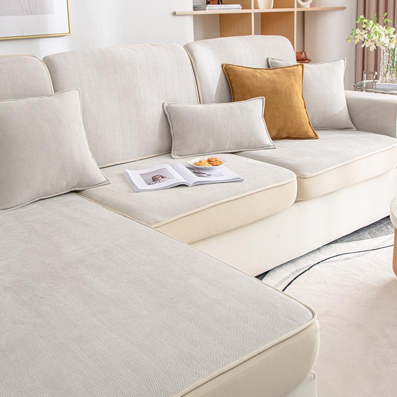 

Чехол для дивана All-Inclusive Universal Four Seasons Универсальная подушка для дивана Простая подушка для дивана Синель 60*60cm