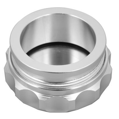 Brandstof Watertank Vulhals Dop Kit 1.9in Binnendiameter Aluminium Universeel voor AutoZilver