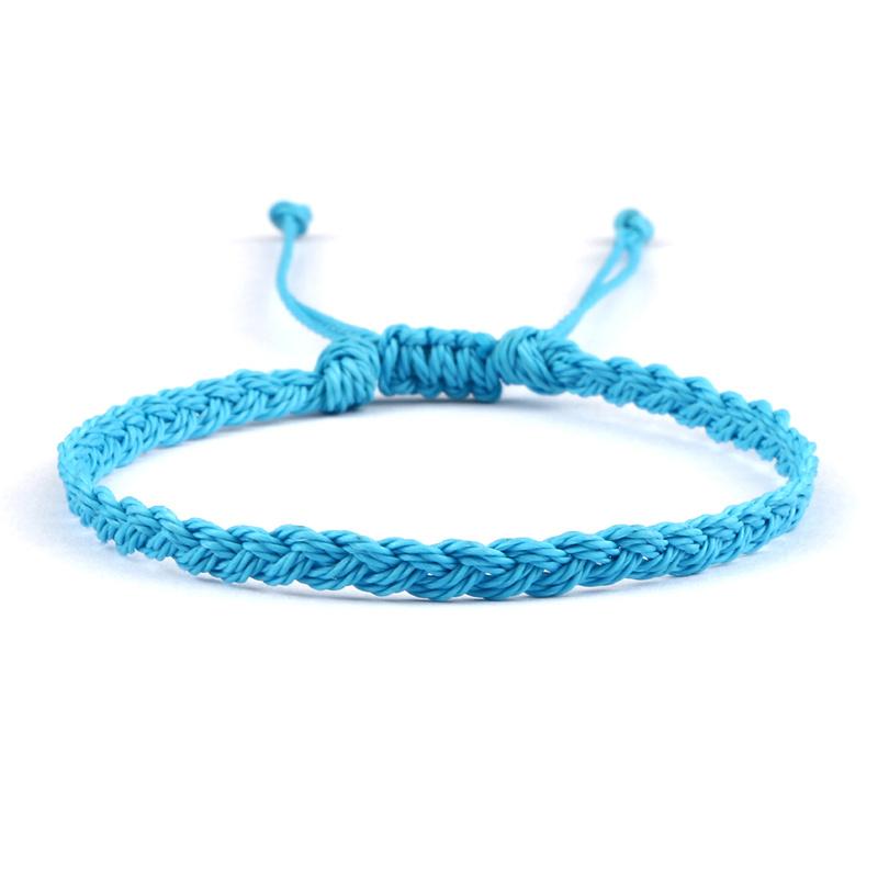 26 Colors Adjustable Woven Friendship Bracelet For Women Men Wax Thread Wrap Rope Knot Bracelets&Bangles Handmade Jewelry Gifts