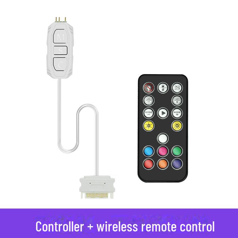 Prism 4. generace Pro ARGB chladicí ventilátor s 3pinovým 5V synchronizačním ovladačem pro počítačové skříně