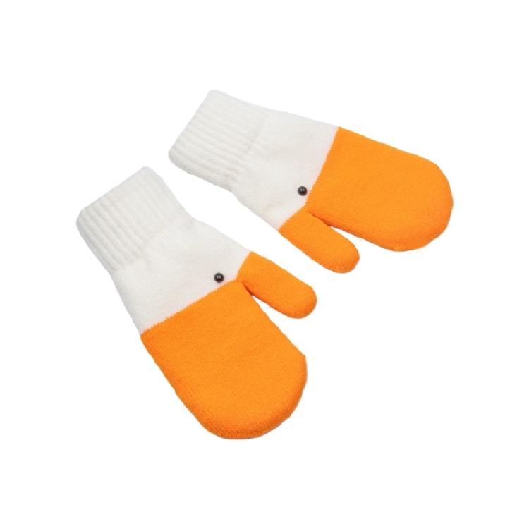 Thickened Winter Mittens All Hand Protection Knit Gloves Geese Design Gloves Handwear All Age Outdoor Activity Essential