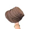 Womens Vintage Pleated Newsboy Cap Equestrian Style Flat Top Wide Brim Adjustable