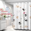 LIEI PEVA Waterproof Shower Curtain
