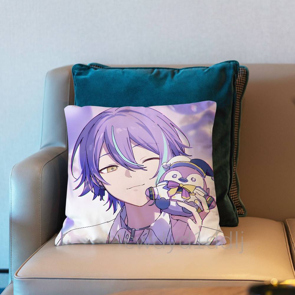 Project SEKAI Rui Kamishiro Pillow Case Short Plush Sofa Decorative Gift Home Double-sided Printing Cushio