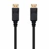 Kabel DisplayPort - Nano Cable - 1 m - Czarny - Męski na męski - Kompatybilny z monitorem - RoHS - ABS - 2 lata gwarancji