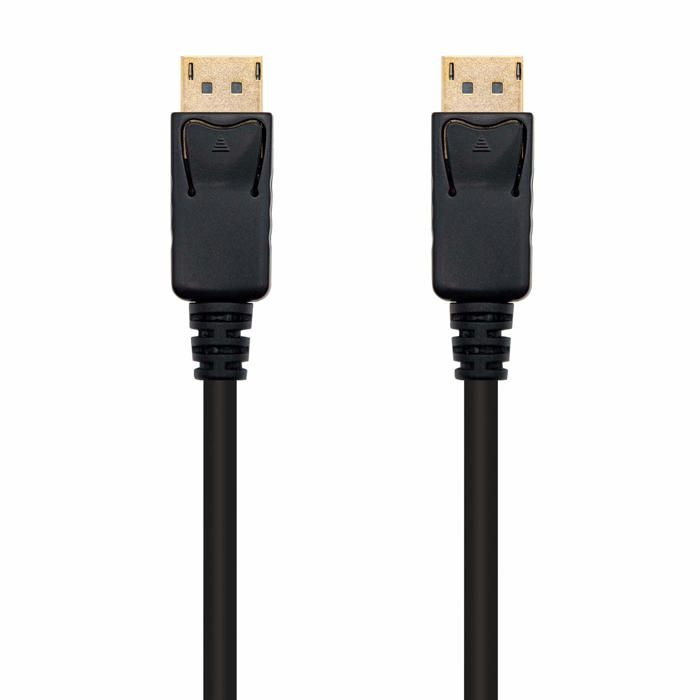 Câble DisplayPort - Nano Cable - 1 m - Noir - Mâle à mâle - Compatible moniteur - RoHS - ABS - Garantie 2 ans