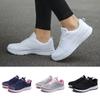 Women Fashion Mesh Round Cross Straps Flat  Running Shoes Casual Shoes