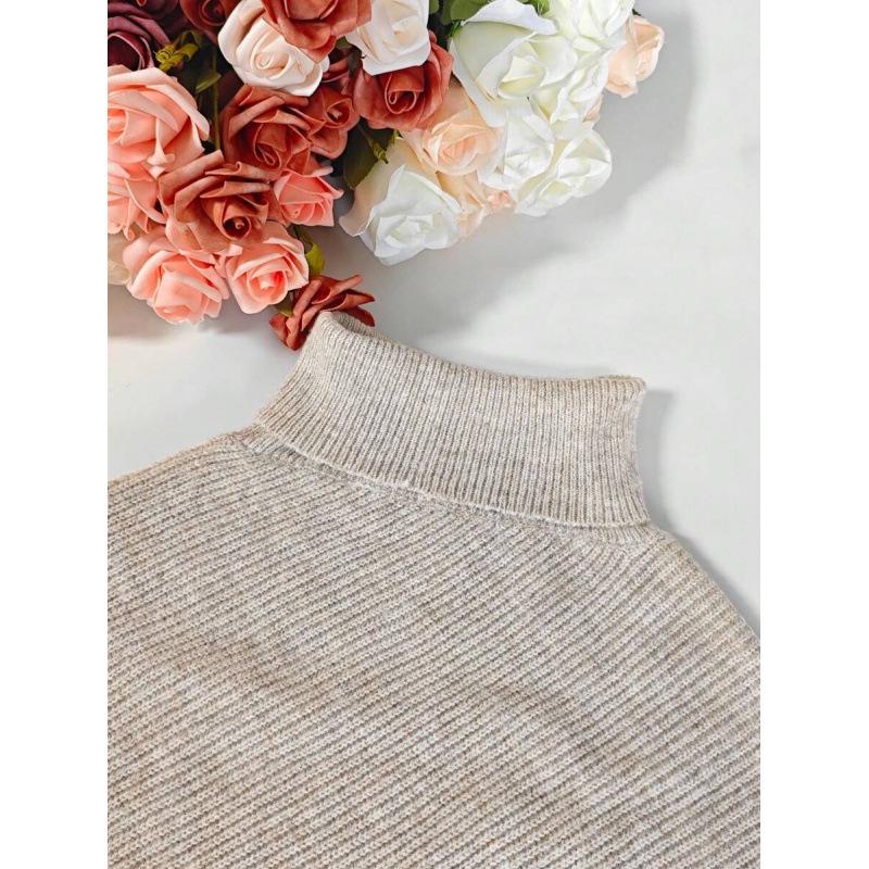 Women's Korean Style High Neck Turtleneck Sweater - X 51751