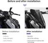 YADISI MT07 Motorradzubehör Modifikation Schwarze Windschutzscheibe Windschutzscheibenschutz Windabweiser Für Yamaha MT07 2021 MT-07