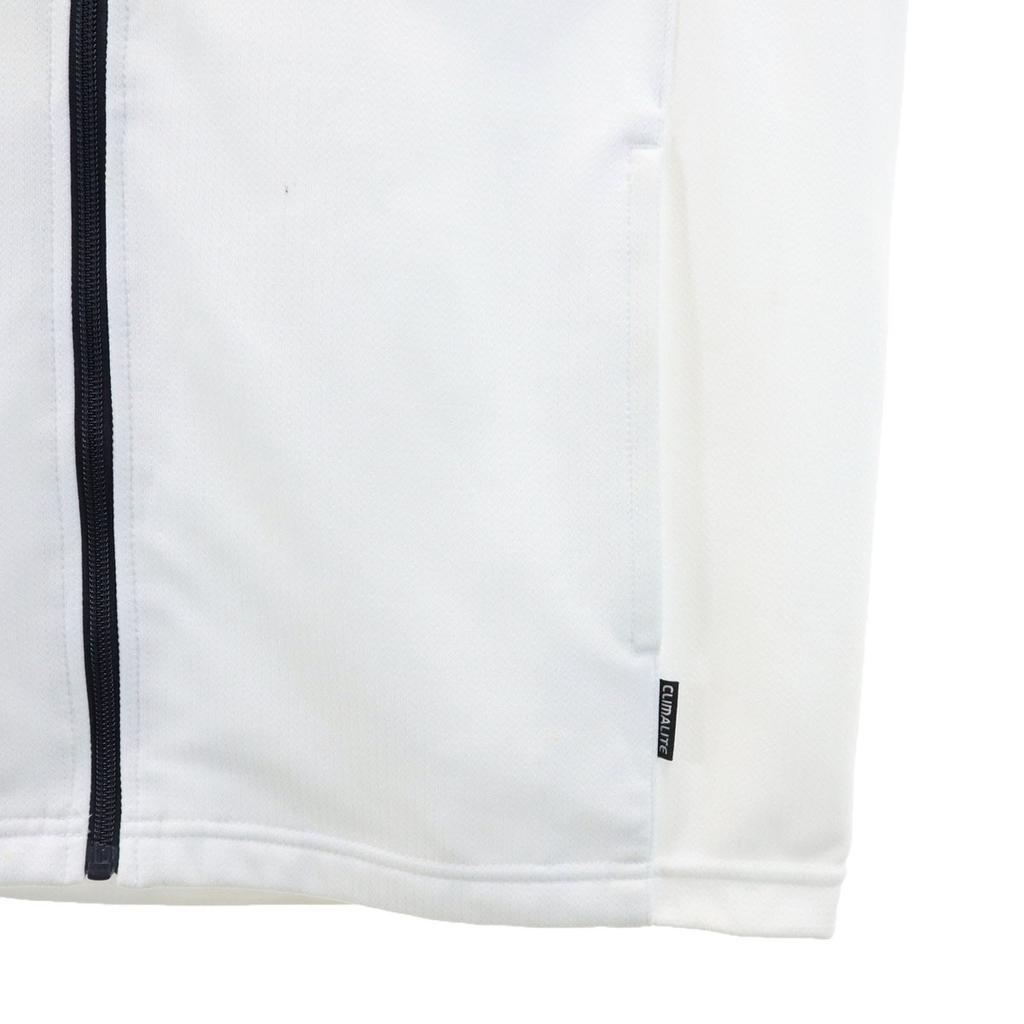 adidas Track jacket S white Jersey Men's Used