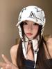 American Hip-Hop Star Print Tie-Dye Bandana Cap Women Street Fashion Baseball Cap Unique Sun Protection Peaked Cap