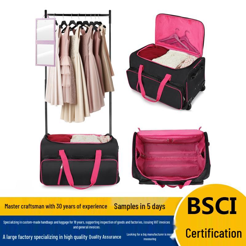 Large Dance Costume Bag with Hanging Support and Pull Rod чёрный 9330₽