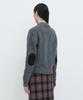 Yunse Angora Knit Zip-Up (Charcoal)