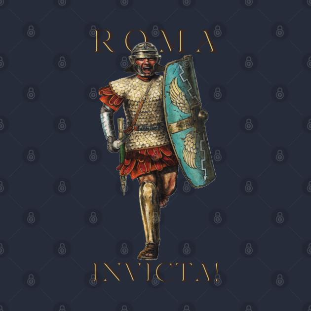 

Непереможна Рим! Футболка Легіонера Римського Нова 100% Бавовна Круглий виріз Літня З коротким рукавом Повсякденна Чоловіча Футболка Розмір S-3XL 4XL