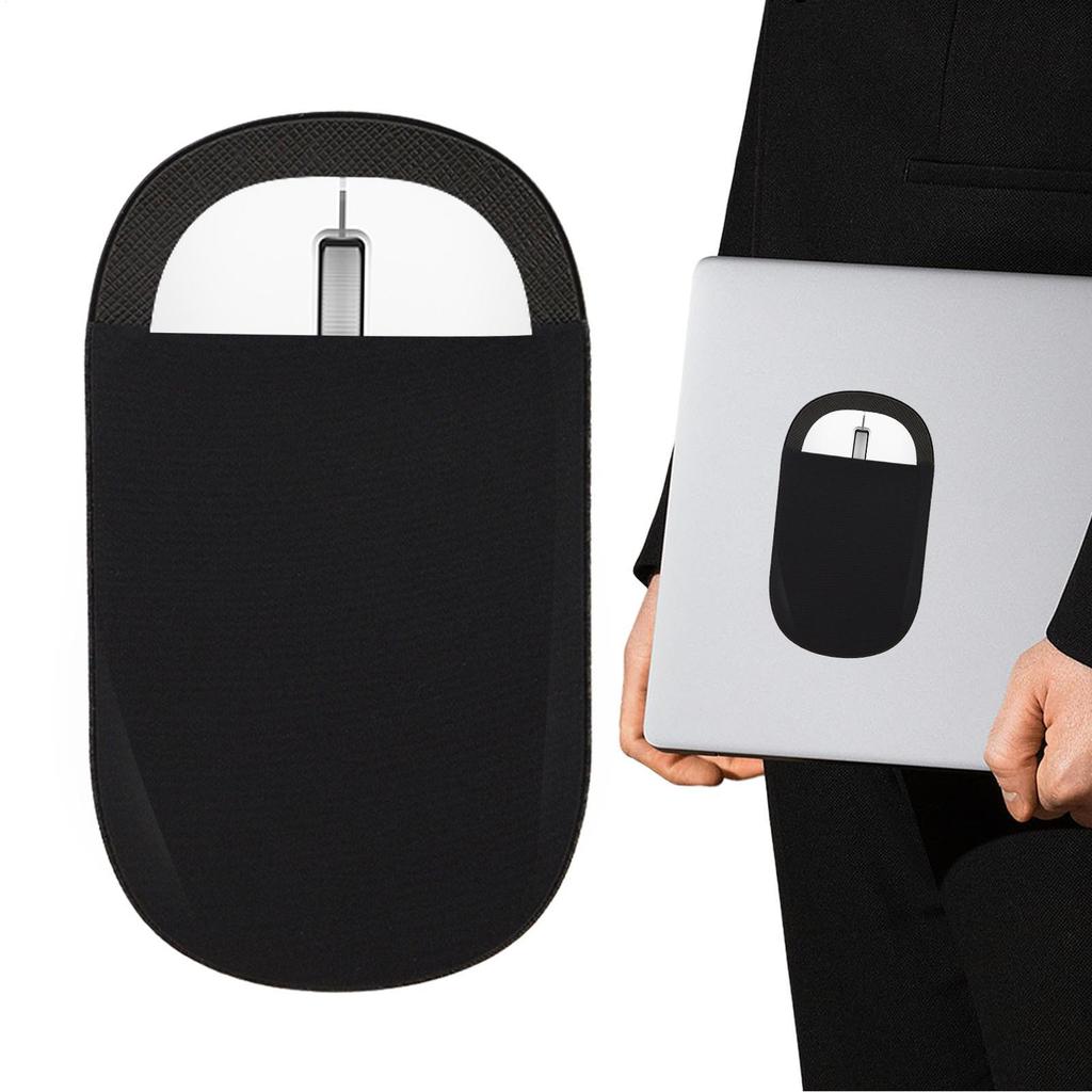 Adhesive Back Storage Bag For I-Pad Laptop Reusable Reposition Cable Pouch Tablet Accessories Holder