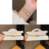Elegant Zircon Butterfly Pendant Bracelet With Rhinestone Embellishments For Womens Fashion