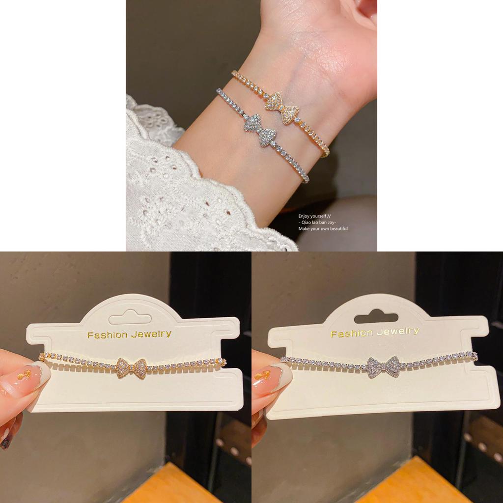 Elegant Zircon Butterfly Pendant Bracelet With Rhinestone Embellishments For Womens Fashion