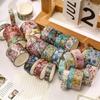 Set di Washi Tape Floreali - 15 Rotoli Fiori Arti Nastri Adesivi Fiori del Giardino Adesivi Decorativi Set di Masking Tape per Artigianato