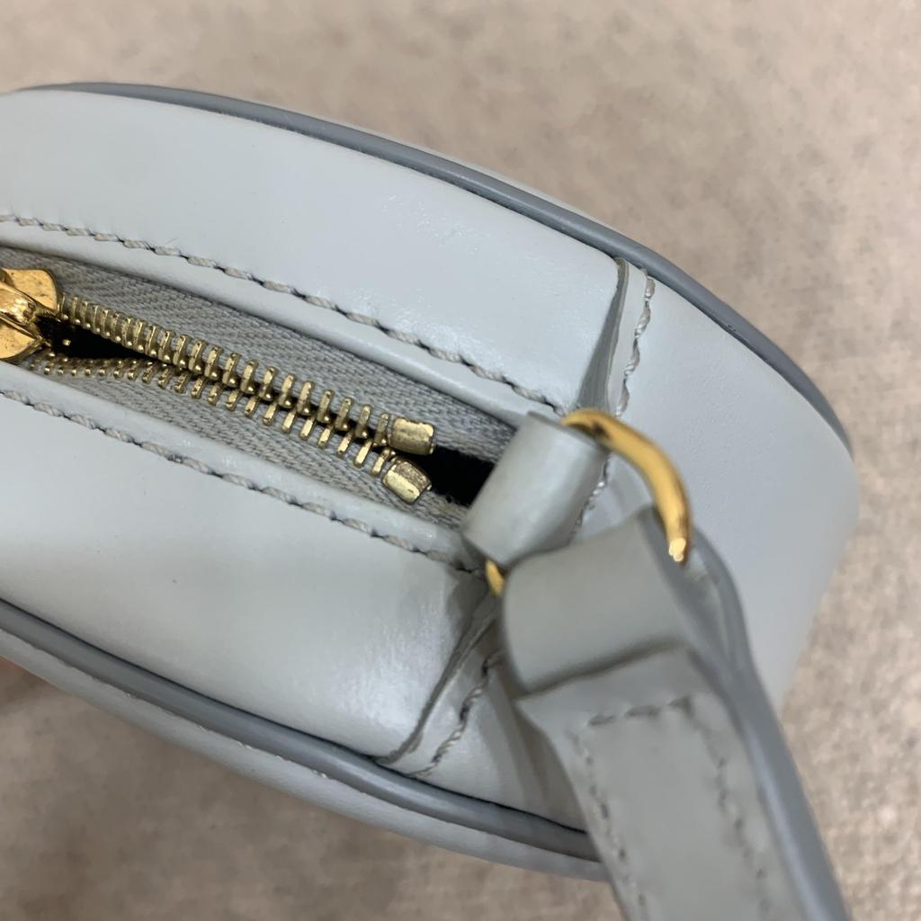 [Pre-Owned] Cuir Triomphe Embossed Smooth Calfskin Shoulder Crossbody Bag - Excellent #1SP11SV