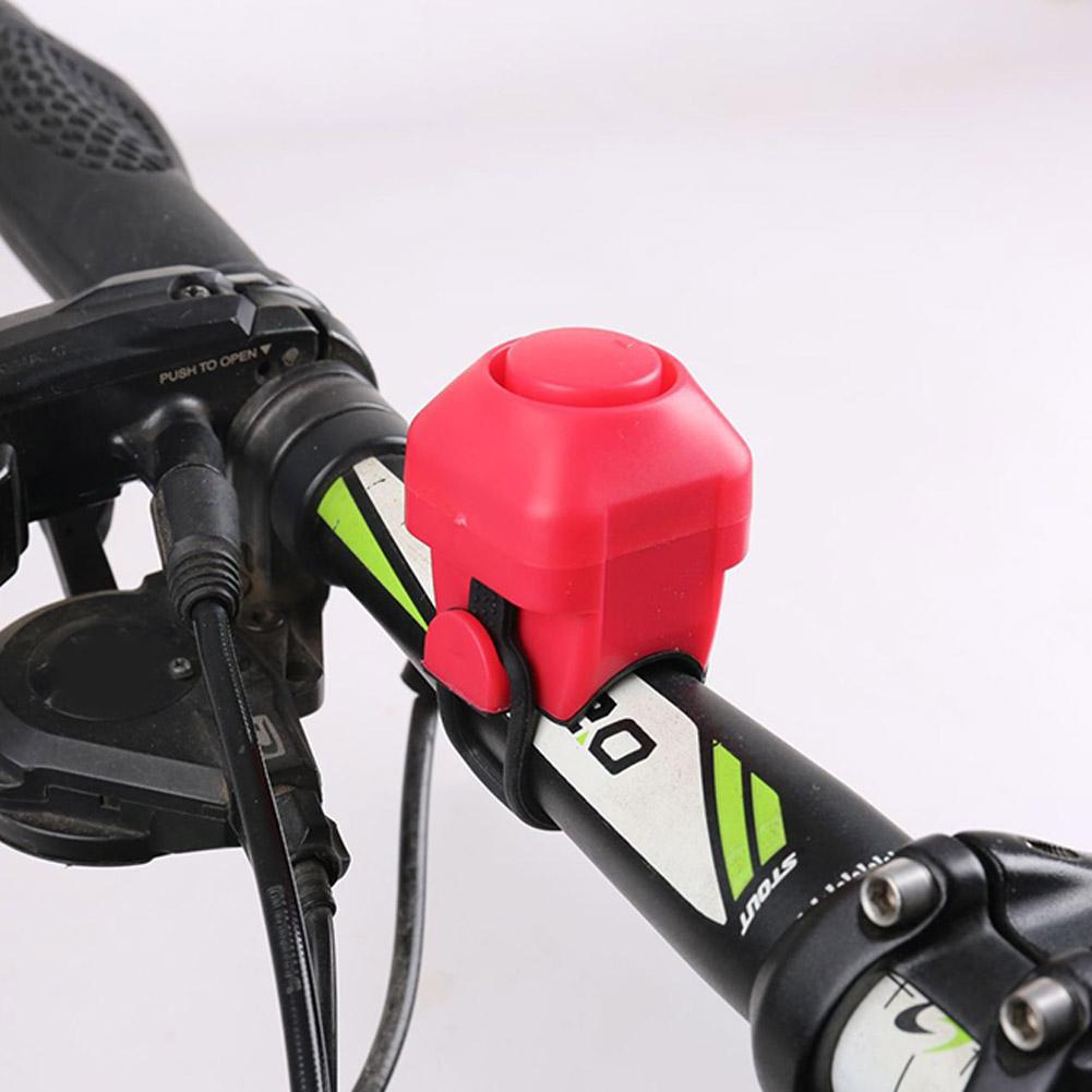 Mini Colorful Bicycle Bell Electronic Horn for Mountain Bike Fixed Gear Single Speed Cycling Accessories Bike Ding Dong