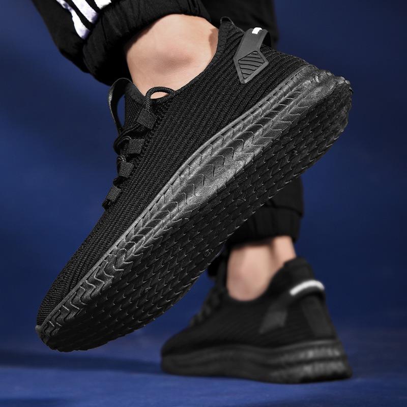 Spring new men's shoes fly-woven sports shoes men's fashion casual shoes running shoes men's
