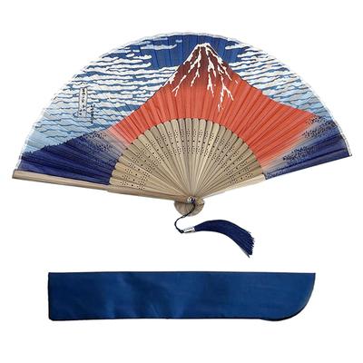Silk Fan for Men and Lightweight Bamboo Silk Bamboo Craft Japanese Style Accessory Fan [YINKE] Women, Frame, High-Quality Fan, Fan, Fan, Stylish,