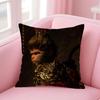 BBlack MythH Game Cushion Cover Natural Linen Pillow Case DoubleSided Print Decorative Sofa Pillowcase Home Decor Gift