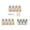 Tire Pressure Monitoring Valve Stem Caps Visual Tri-Color Alert Caps Waterproof Tire Pressure Gauge Replacement Caps for Cars Trucks SUVs Motorcycles