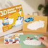 First-Class 4Pcs/Set Top-Grade 3D High-Standard Geometry Premium-Quality Collages Top-Grade Sticker Top-Grade Book Self-Assembly High-Standard
