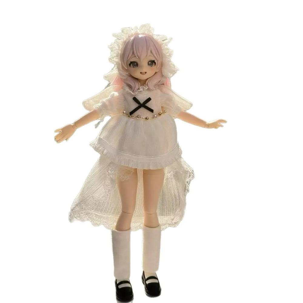 Only Clothes New Hot-selling Bjd Doll Clothes Personality Black and White Angel Shape Clothes Simple and Fashionable
