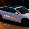 1 Set Christmas Car Body Decoration Reflective Bulb Light Shaped Magnets Stickers Magnetic Wires Ornaments for Home Auto Decor