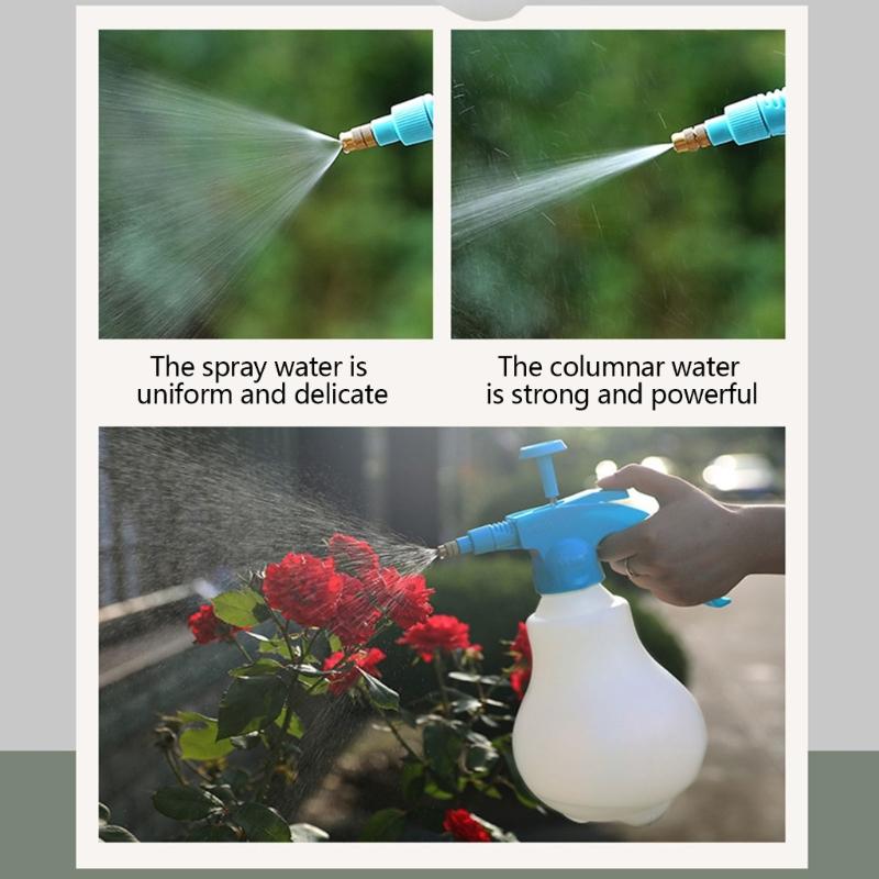 Manual Pressure Sprayer For Plant Regulable Brass Nozzle Ergonomic Handle Durability Garden Watering Can