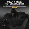 Maschera Facciale Mezza Faccia Zanne Festa Cosplay Airsoft Paintball Maschera Copertura Horror Halloween Costume Cosplay Maschera Accessori Festa