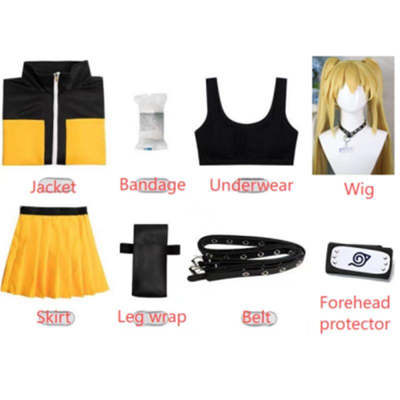 Anime Uzumaki Cosplay Costume Women's Suit Uniform Sexy Suit Halloween Carnival Party Beautiful Dress Set