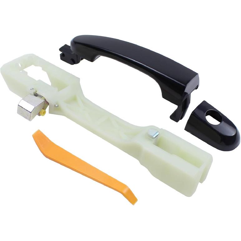 ApplianPar Front Driver Side Exterior Door Handle and Base for Kia Sportage 2005-2010