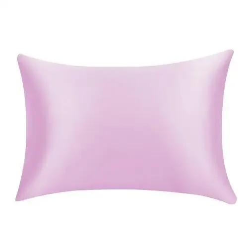 1pc Pillowcase Simulation Silk Silk Satin Zipper Pillowcase Hairdressing Pillowcase Comfortable Home Decoration Cushion