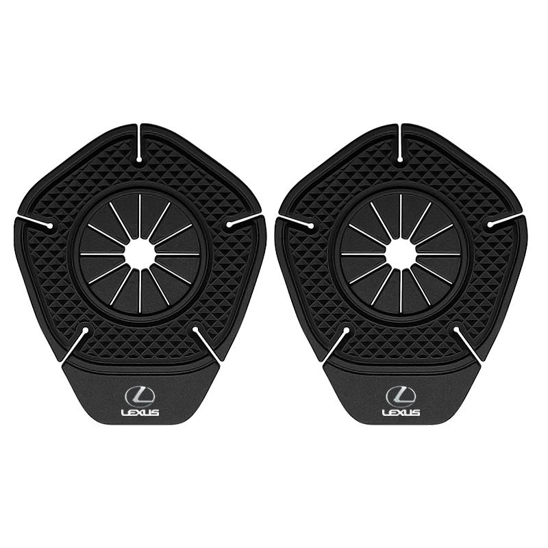 

2Pcs Car Windshield Wiper Protective Cover Dust Wiper Emblem For Lexus F SPORT ES RX NX LS UX LM LX GX LC RZ IS CT GS RC HS LBX чёрный
