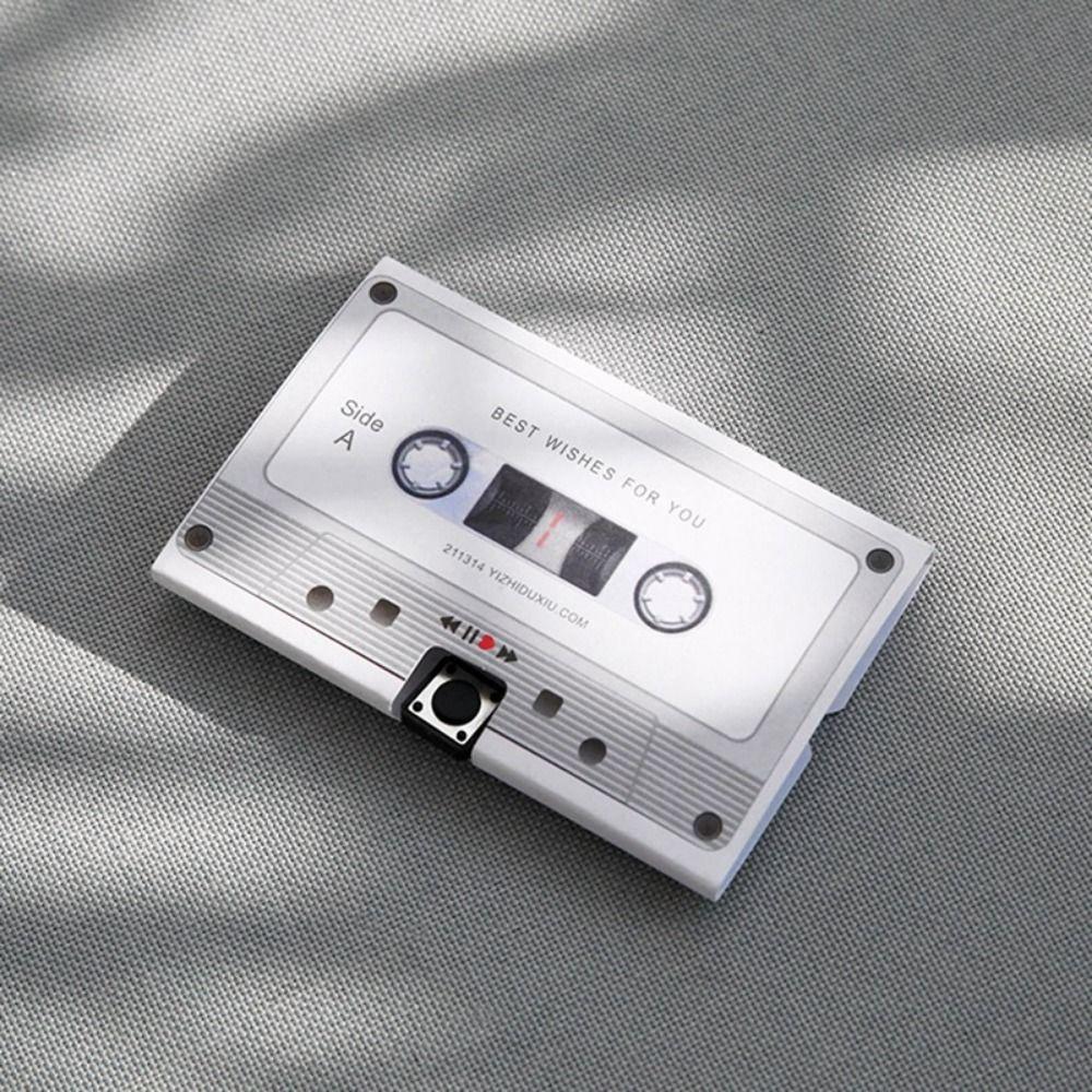 DIY Cassette Tape Greeting Cards Personalized Congratulation Cards  Festival Birthday